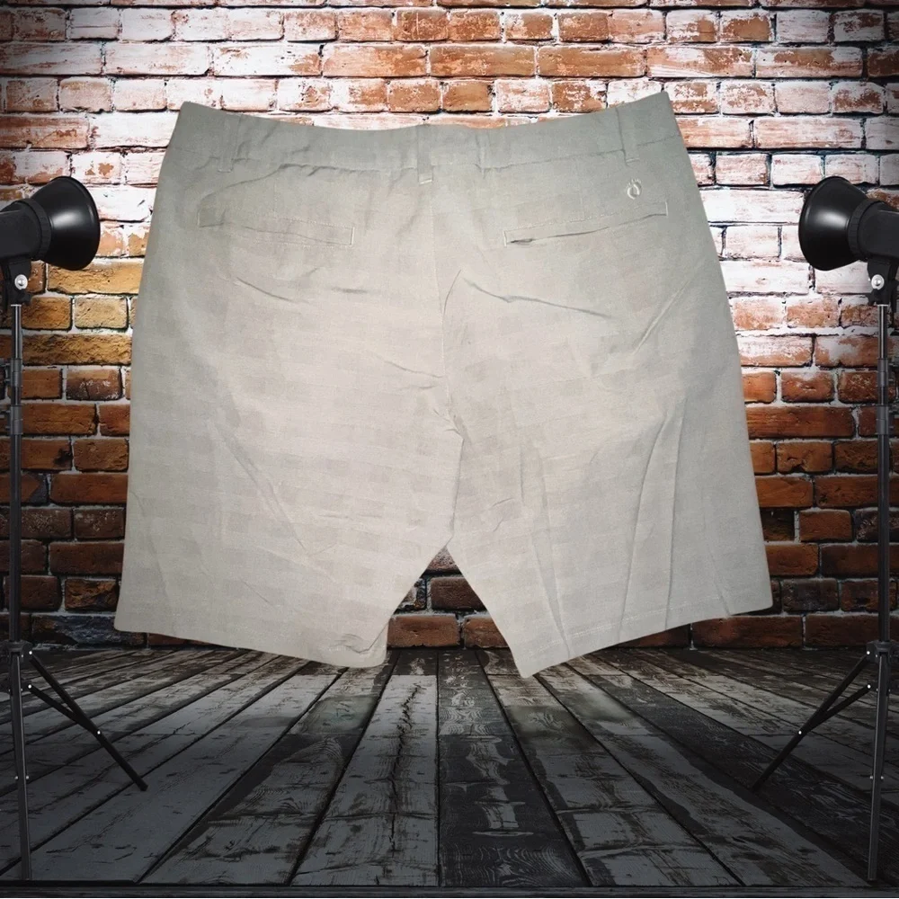 Hang Ten Khaki Polyester-Blend Shorts - Size 38